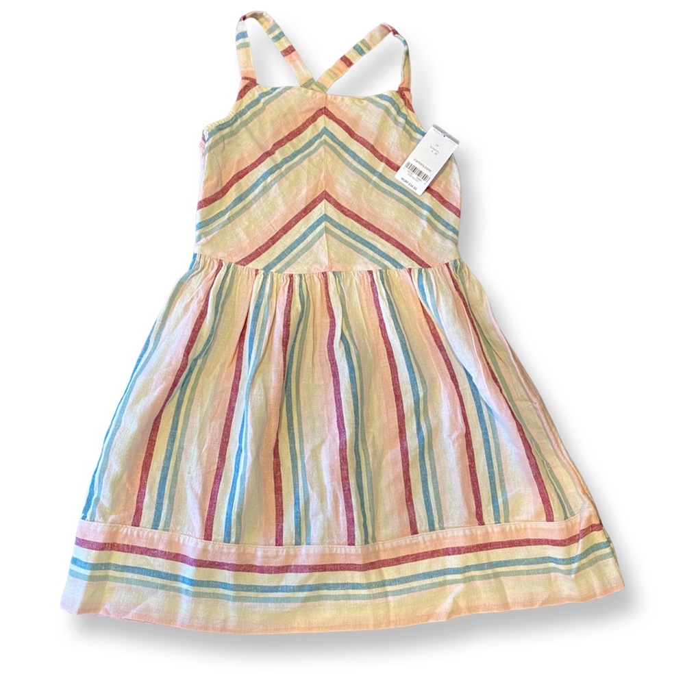 NWT Carter’s Kid Striped Linen Dress - size 8